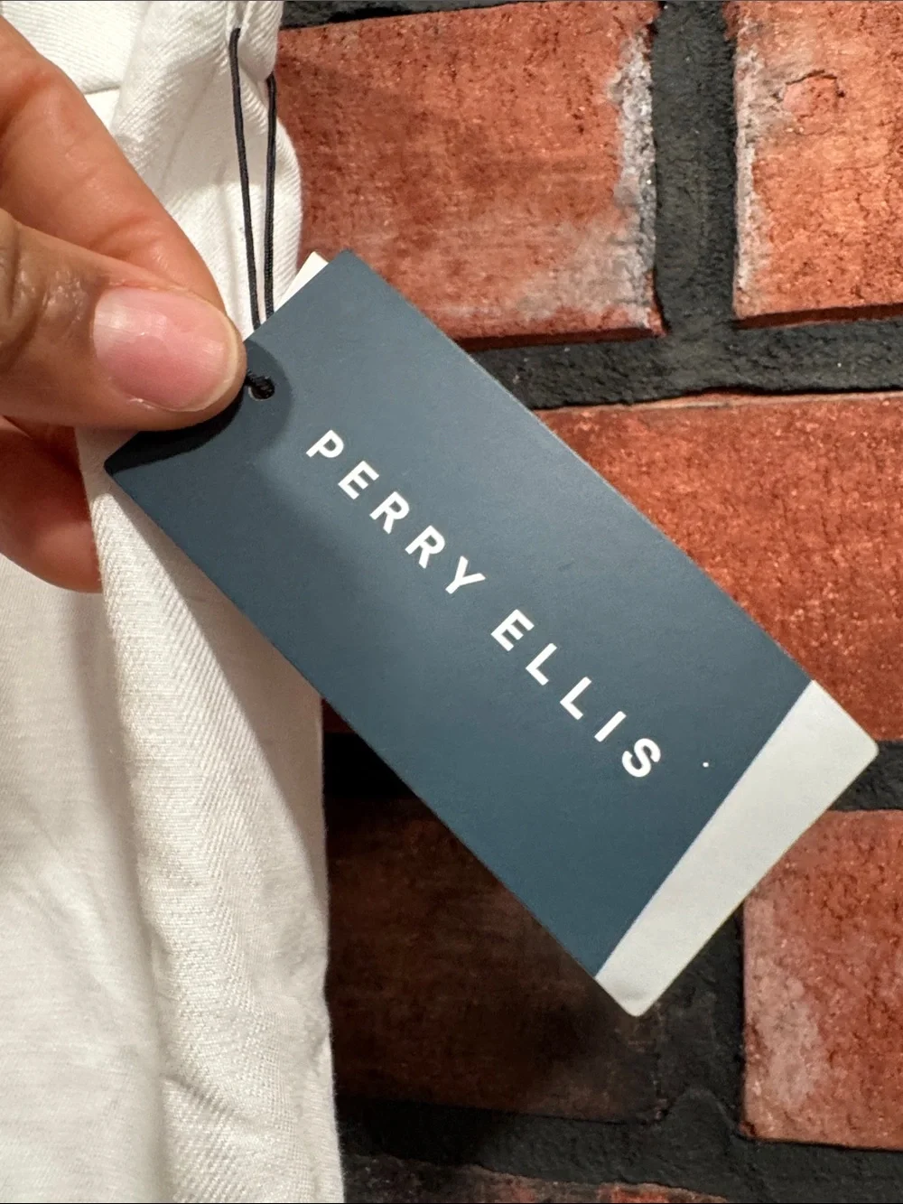 Perry Ellis White Casual Pants